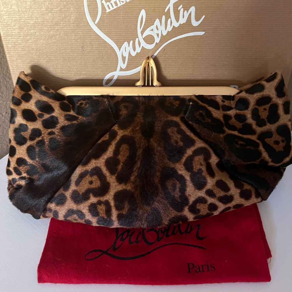 Christian Louboutin Pony hair Clutch